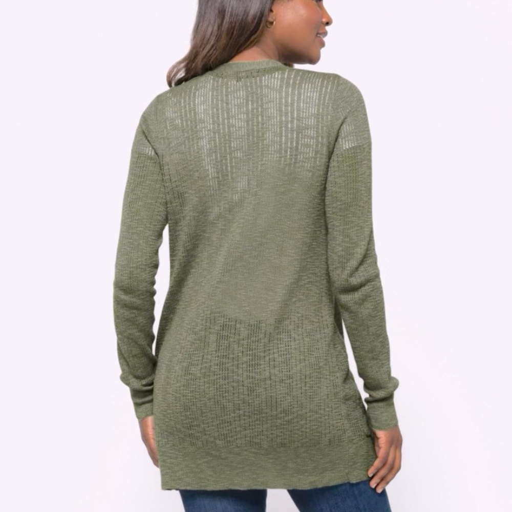 Stitch Fix Love Ellie Luna Lightweight Ribbed Cardigan XL